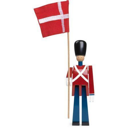 Kay bojesen Fanbärare med Textilflagga | Inredning > Prydnader & Dekorationer > Träfigur | Bagaren och Kocken