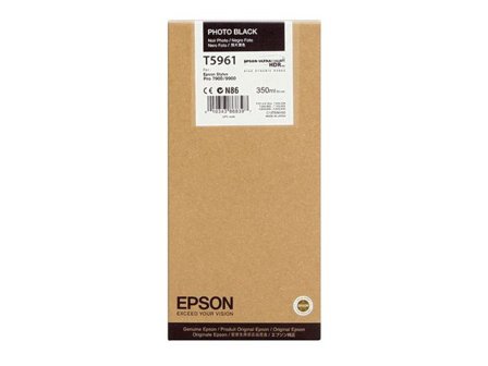 Epson Bläckpatron, T5961, fotosvart, singelförpackning, C13T596100 - Lyreco - Toner och bläck > Bläckpatroner > Bläckpatroner Epson
