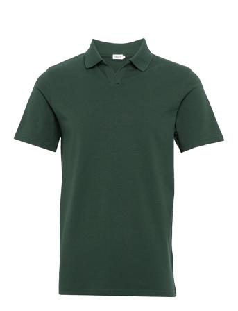 M. Lycra Polo T-Shirt Polos Short-sleeved Grön Filippa K