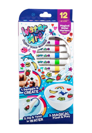 Water Art Vattenfiltpennor 12-pack Skapa & pyssla Unisex Flerfärgad ONESIZE
