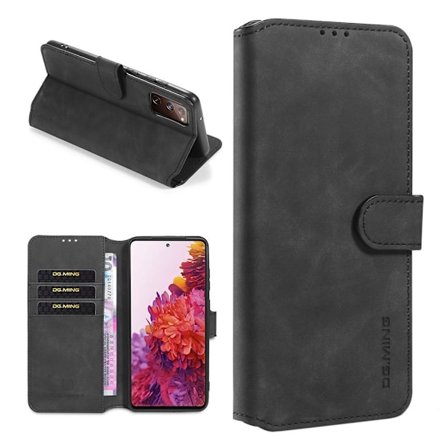 DG.Ming Samsung Galaxy S20 Fe Retro Etui - Sort