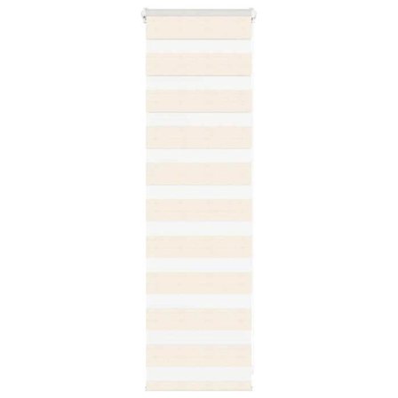 vidaXL Rullgardin zebra beige marmorbredd 45,9 cm polyester, zebra rullgardin, zebra fönster rullgardin, rullgardin 4014615