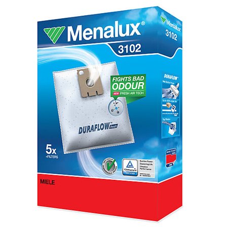 MENALUX STØVSUGERPOSE 3102 5STK