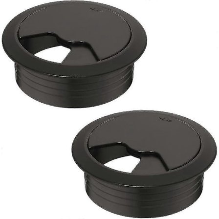 Kaapelin läpivientipöytä Halkaisija 70mm - 1 kpl pöytäkaapeliohjain Muovi Musta - Kaapelin läpi levy - Parempaa järjestystä ja yleiskuvaa työpaikalla