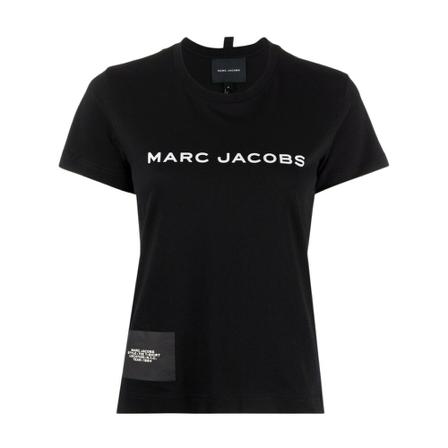Marc Jacobs, T-Shirts Zwart, Dames, Maat:M,Katoen,print