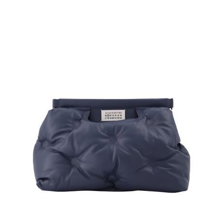 Maison Margiela, Shoulder Bag Blauw, Dames, Maat:ONE Size,leer