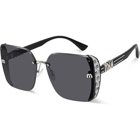 Klassiska Trendiga Fyrkantiga Oversized Solglasögon Dam Herr UV400 Stora Designer Shades