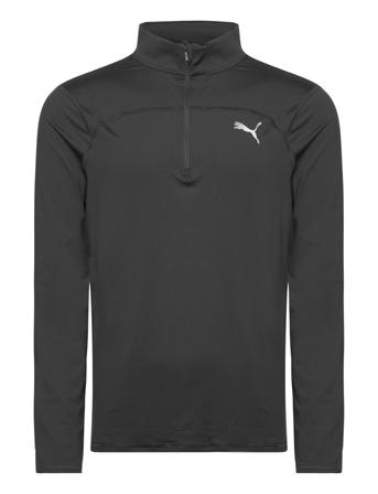 Run Cloudspun 1/4 Zip Black PUMA