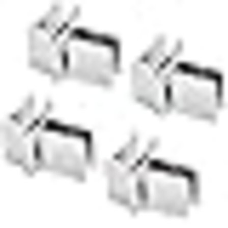 4 kpl 90° saranan lasioven pidike, ruostumaton teräs lasioven sarana, lasinen taittosarana