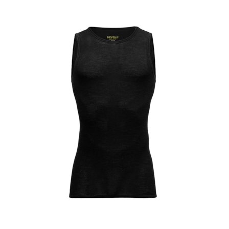 Devold Men's Wool Mesh Sleeveless Men base layer tops Black XL
