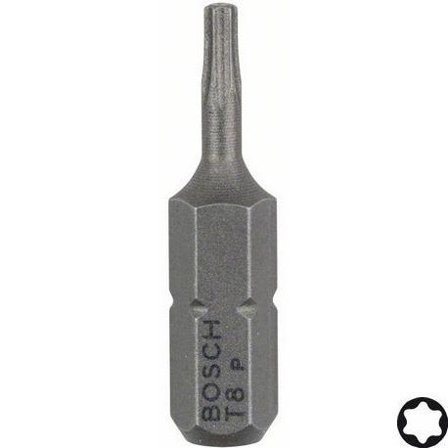 Bosch T8 Bits 3-pakn. 25mm, Maskintilbehør & forbruk