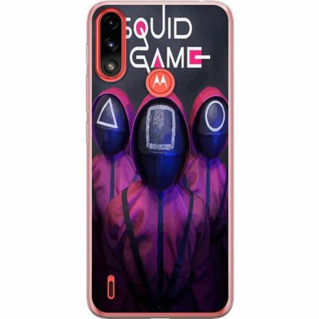 Motorola Moto E7 Power Genomskinligt Skal Squid Game