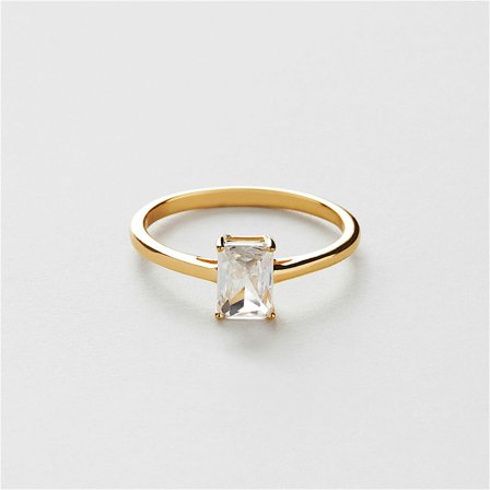 Camille Ring - 18K gullbelagt sterlingsølv