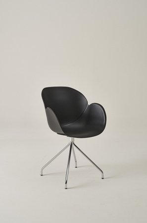 Jotex - Stol Svart - NIKKO - Kjøp Spisestoler & kjøkkenstoler hos Jotex