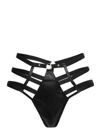 Shadow String H Stringtrosa Underkläder Svart Hunkemöller