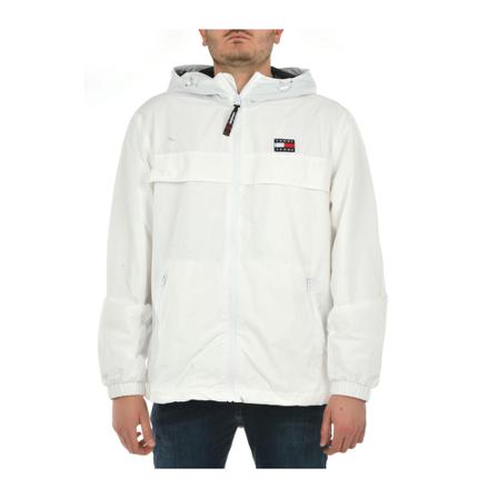 Tommy Jeans Jas , Wit , Heren , Maat: S