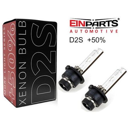 EINPARTS D2S +50% 5000k xenon lampor p32d-2