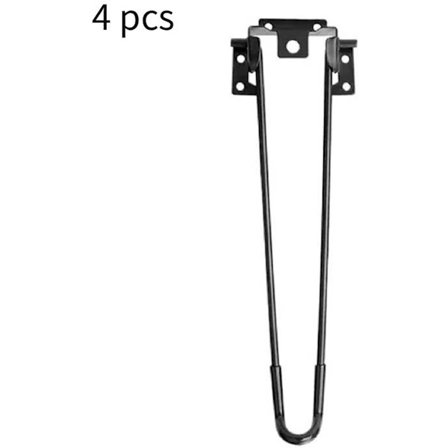 Bordben 4 stk sammenleggbare bordben - metallbordbensett - sammenleggbare møbler