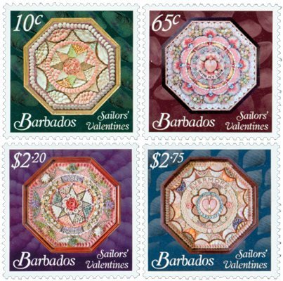 Barbados - Sømandens kærestegave - Postfrisk sæt 4v