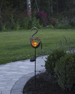 Solcelledekoration Bird Guld