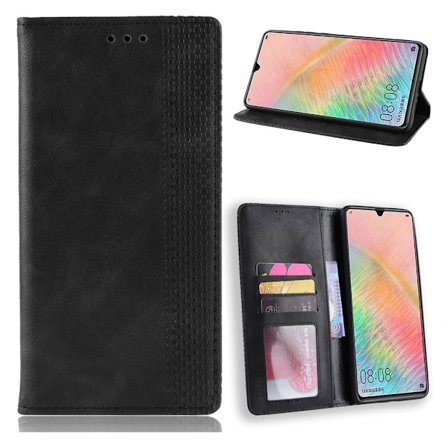 Bofink Vintage läder Huawei Mate 20X fodral - Svart