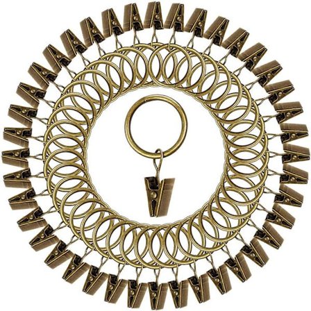 40-pak Vintage Gardinclips, Stærk Metal Dekorativ