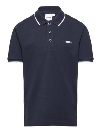 BOSS Short Sleeve Polo - Navy - 140