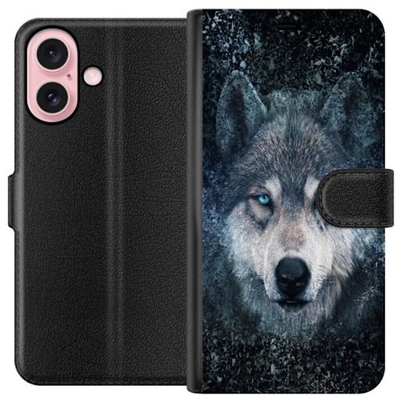 Kompatibelt Plånboksfodral till Apple Apple iPhone 16 Varg