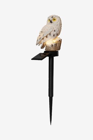 Star Trading - Solcellsdekoration Owl - Beige - Solcellslampor - Från Homeroom