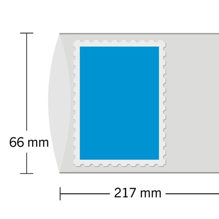 HAWID - Striber - 217x66 mm - Dobbelt lag - Glasklar - 10 stk