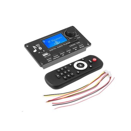 DC 12V MP3 Dekoderkort Forsterker Bilradiomottaker MP3-spiller Bluetooth V5.0 USB SD-modul MP3 F