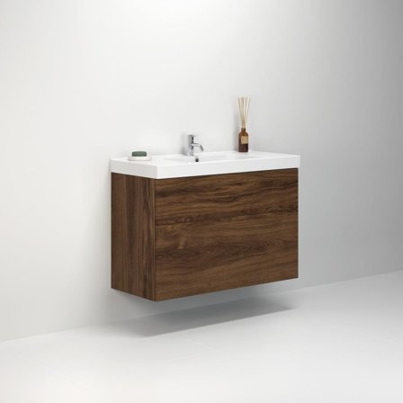 Dansani Luna Menuet Kommodpaket 101 cm Brun ek, Badrum