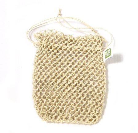 SÆBEVÆRKSTEDET Hampnet med snøre, til fast sæbe, Fairtrade, Skincare, Kropspleje, Scrub