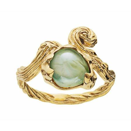 Maanesten Elinor Ring Gul, Dame Ringe, Størrelse: ONE Size