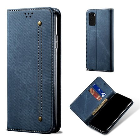 Jeans Samsung Galaxy S20 FE 5G Flippetui - Blå