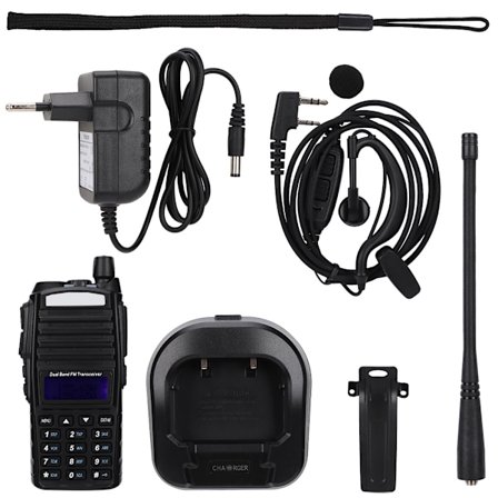 UV-82 5W kaksoiskaistainen VHF UHF -radiopuhelin 136-174/400-520MHz