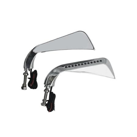 Designet for motorsykkeltilbehør Reflektorer Led Bakre Vis Elektroplettering