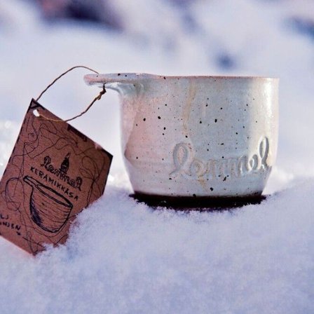 Lemmelkaffe keraaminen kahvikuppi