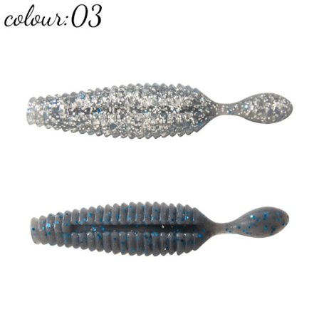 Myke fiskesluk 3-leddet Soft sluk 60MM 4GCOLOR 03 FARGE 03