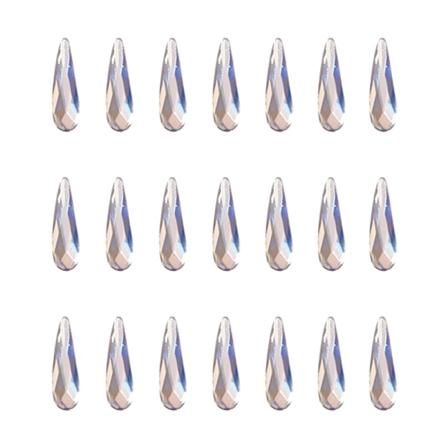 Krystall AB Flatback Rhinestones Regnfallsdesign Glass negl Rhinestone Scrapbooking Kunst
