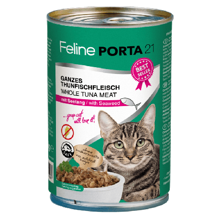 Porta21 - Feline Tunfisk med tang og tare 400g - Katt - Kattefôr & kattemat - Våtfôr og våtmat - ZOO.no