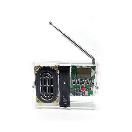 1 Set DIY Elektronisk Kit FM Radio Mottagarmodul 76-108mhz DIY Radio Högtalarkit Frekvensmodifiering