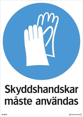 Systemtext 352814 Skylt 297 x 210 mm, Skyltar & tillbehör