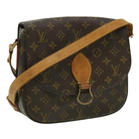 Louis Vuitton Vintage, Pre-owned Bag Bruin, Dames, Maat:ONE Size,leer