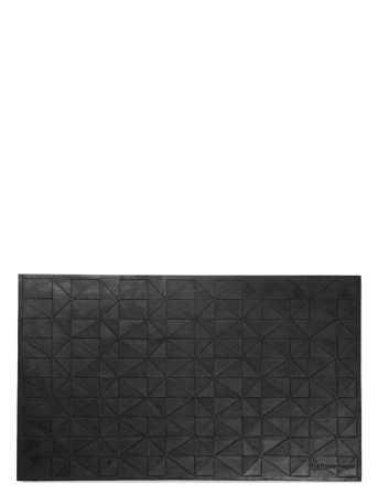 tica copenhagen Doormat Rubber, 75X45 Cm - Black - 75X45X1CM