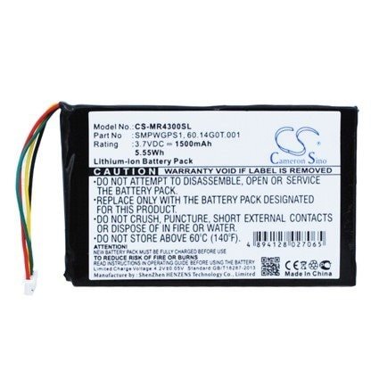 Akku navigaattoriin, GPS Magellan Maestro 4300, Maestro 4350, Maestro 4370