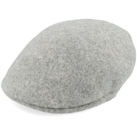 Barts - Grau flatcap Cap - Fjordur Cap Heather Grey Flat Cap @ Hatstore