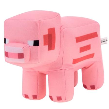 Minecraft Gris Gris Plysj Fylt Dyr 27cm -1-WELLNGS multicolor