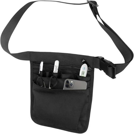 Sygeplejerske Taske Bælte Taske Holder, Multifunktionelle Værktøjer Sygeplejerske Bælte Taske med Flere Justerbare Rum