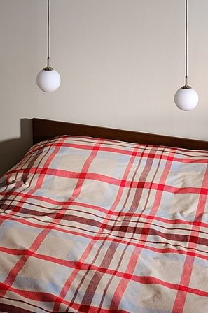 Jotex - Dekbedovertrek Beige/rood/blauw Beige/rood/blauw - ELTON - Koop Dekbedovertrek bij Jotex